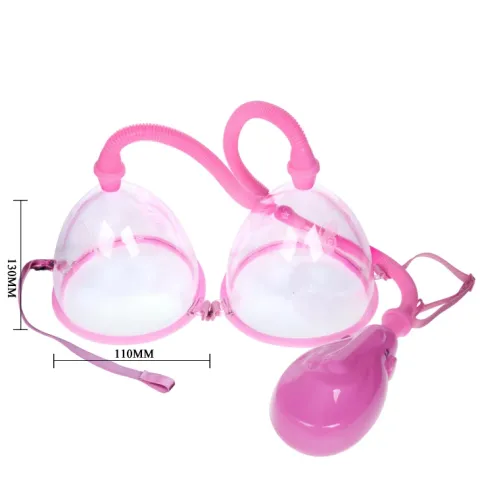 Вакуумна помпа для грудей - Breast Pump Enlarge With Twin Cups Vibrating