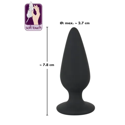 Анальна пробка - Black Velvets Heavy Plug Small