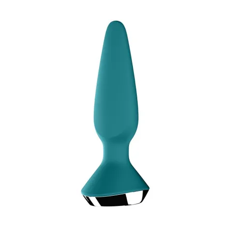 Анальна пробка - Satisfyer Plug-Ilicious 1 Petrol (App)