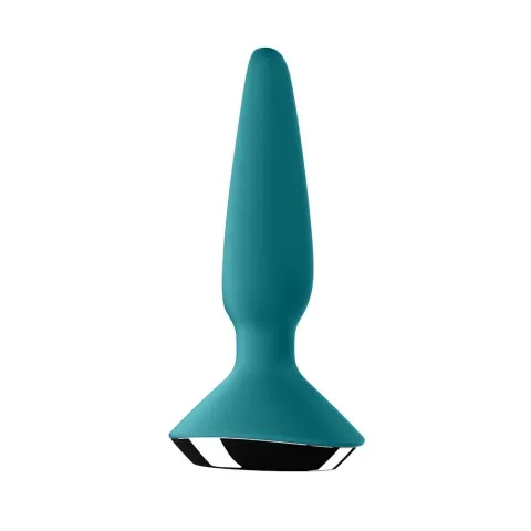 Анальна пробка - Satisfyer Plug-Ilicious 1 Petrol (App)