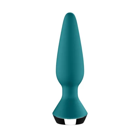 Анальна пробка - Satisfyer Plug-Ilicious 1 Petrol (App)