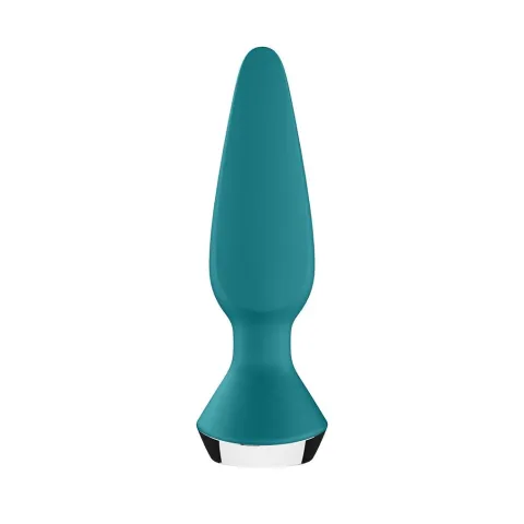 Анальна пробка - Satisfyer Plug-Ilicious 1 Petrol (App)