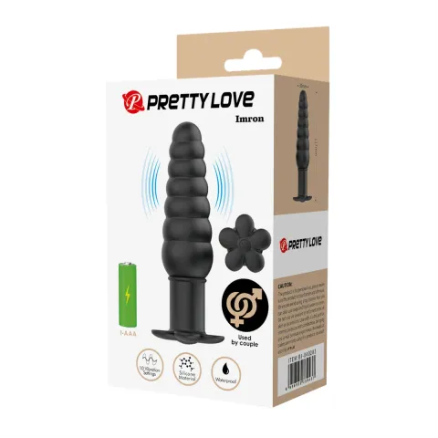 Анальная пробка с вибрацией — Pretty Love Imron Vibrating Anal Plug