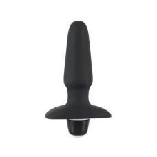 Анальна пробка з вібрацією - Sweet Smile Rechargeable Butt Plug, чорна