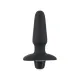 Анальна пробка з вібрацією - Sweet Smile Rechargeable Butt Plug, чорна