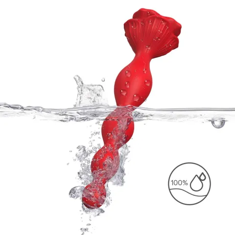Анальний стимулятор - Rosestick Red, 9 Vibration Functions