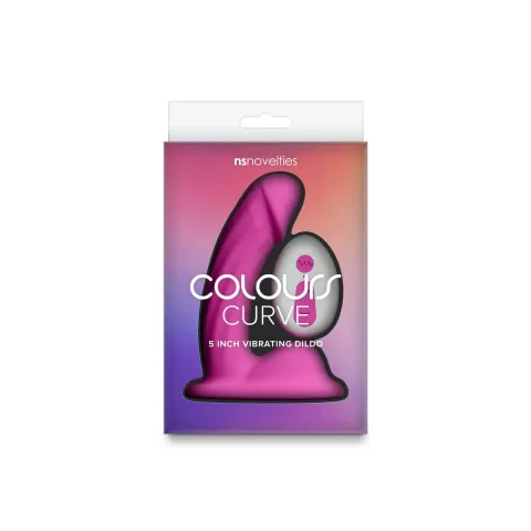 Ділдо с вібрацією NS Novelties Colours - Curve - Vibrating - 5