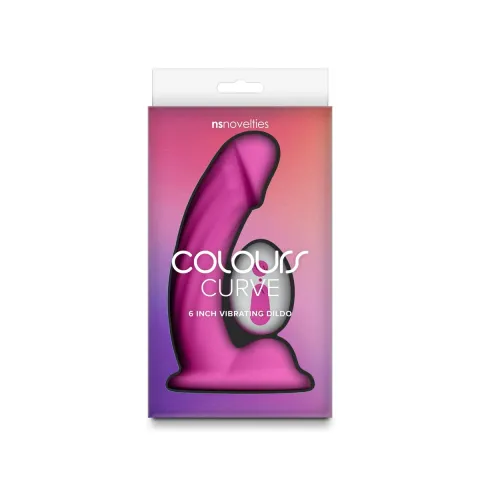 Ділдо с вібрацією NS Novelties Colours - Curve - Vibrating - 6