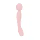 Двосторонній масажер-вібратор Good Vibes Only – SIMI Double-Sided Wand Vibrator Soft Silicone – Pink