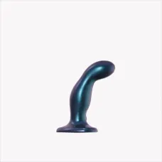 Дилдо с вибрацией Strap-On-Me FINGERING И ВИБРИРУЮЩЕЕ ДИЛДО - М - СИНИЙ, с манящим движением