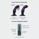 Вибрирующее дилдо Strap-on-Me FINGERING AND VIBRATING DILDO - M - PURPLE, с манящим движением