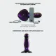 Вибрирующее дилдо Strap-on-Me FINGERING AND VIBRATING DILDO - M - PURPLE, с манящим движением