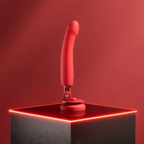 Смарт-міні секс-машина Lovense Mission 2 Vibrating suction cup dildo, 6500 вібрацій/хв, Touch Sense
