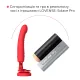 Смарт-міні секс-машина Lovense Mission 2 Vibrating suction cup dildo, 6500 вібрацій/хв, Touch Sense