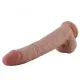 Фаллоимитатор 11,8″ с вибрацией для секс-машин Hismith Silicone Dildo with Vibe, KlicLok, пульт ДК
