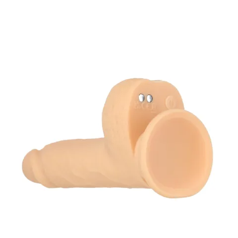 Фаллоимитатор-пульсатор Naked Addiction 6,5″ Thrusting Dong With Remote, движения вперед-назад, пульт ДУ