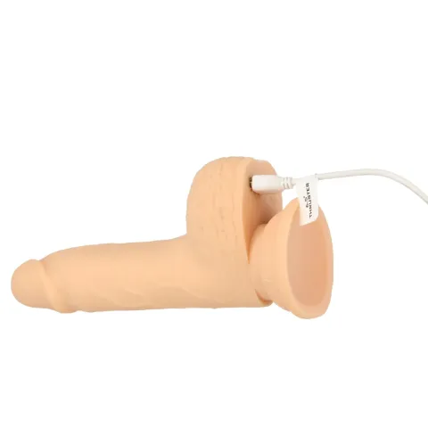 Фаллоимитатор-пульсатор Naked Addiction 6,5″ Thrusting Dong With Remote, движения вперед-назад, пульт ДУ