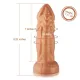 Фалоімітатор з вібрацією Hismith Slightly Curved Vibrating Silicone Dildo Monster Series, KlicLok