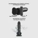 Фаллоимитатор с вибрацией и вращением Strap-On-Me Rotating & Vibrating Realistic Dildo – L – Black