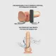 Фаллоимитатор с вибрацией и вращением Strap-On-Me Rotating & Vibrating Realistic Dildo – L – Vanilla