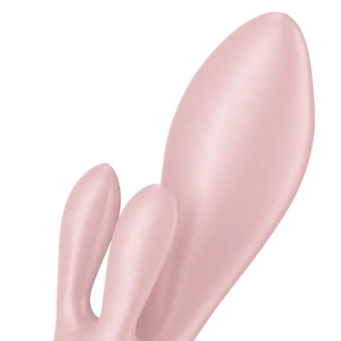 Вакуумний кліторальний стимулятор - Satisfyer Air Pump Bunny 3 Рожевий