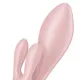 Вакуумний кліторальний стимулятор - Satisfyer Air Pump Bunny 3 Рожевий