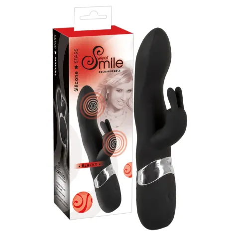 Hi-tech вібратор - Sweet Smile Blacky Rechargeable