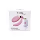 Вібратор для пар - V-Vibe Pink, USB, 7 Function, Remote Control
