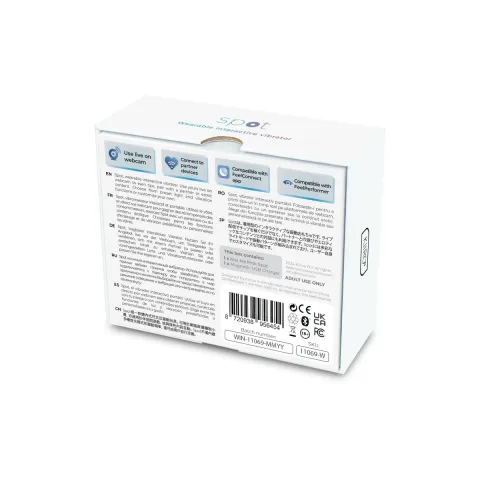 Kiiroo Spot Interactive Вибрирующее Яйцо, подходящее для веб-камеры, до 5 часов работы