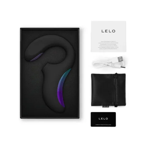 Кліторально-вагінальний звуковий стимулятор LELO Enigma Double Sonic Black