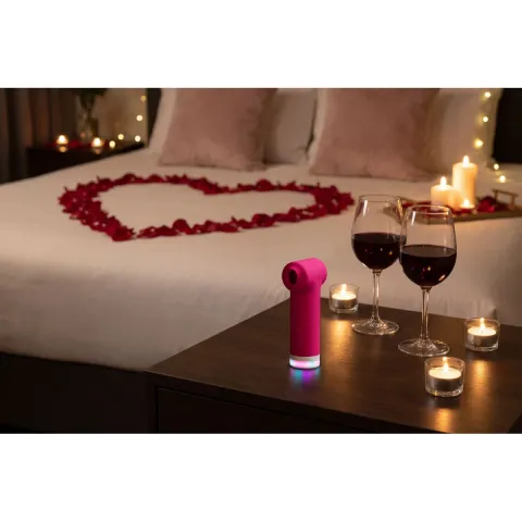 Кліторальний смарт-стимулятор 2-в-1 Lovense Fizz із ефектом всмоктування та теппінгом