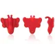 Кліторальний стимулятор - Butterfly Kiss Remote Clitoral Stimulator Red