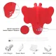 Кліторальний стимулятор - Butterfly Kiss Remote Clitoral Stimulator Red