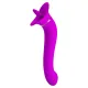 Кліторальний стимулятор - Pretty Love Faust Licking Massager Purple
