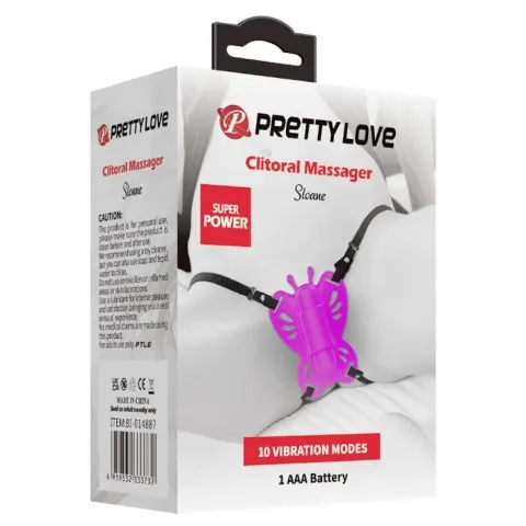 Клиторальный стимулятор — Pretty Love Sloane Clitoral Massager Purple