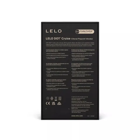 Клиторальный вибратор LELO DOT Cruise Peach Please, точечная стимуляция, технология Infinite Loop