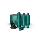 Компактная смарт-секс-машина Zalo – Sesh Turquoise Green, 2 насадки, пульт ДУ, кристалл Swarovski