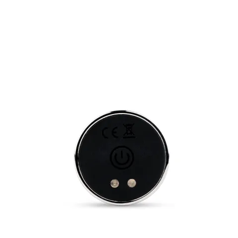 Металевий вібро-плаг - Metal Butt Plug S з USB-заряджанням та пультом керування