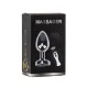 Металевий вібро-плаг - Metal Butt Plug S з USB-заряджанням та пультом керування