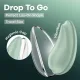 М'ятний компактний вібратор краплеподібної форми Satisfyer Drop To Go, 8,5 см