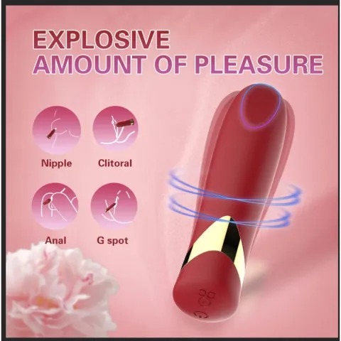 Мини-вибратор — Lipstick Bullet Red