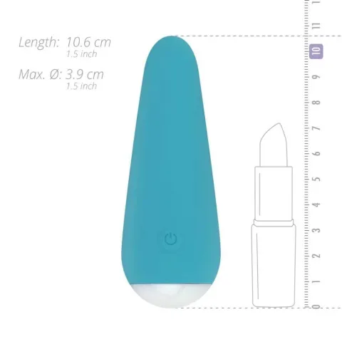 Мини-вибратор Cala Azul – Julia Mini Vibrator, очень нежный, 10 режимов