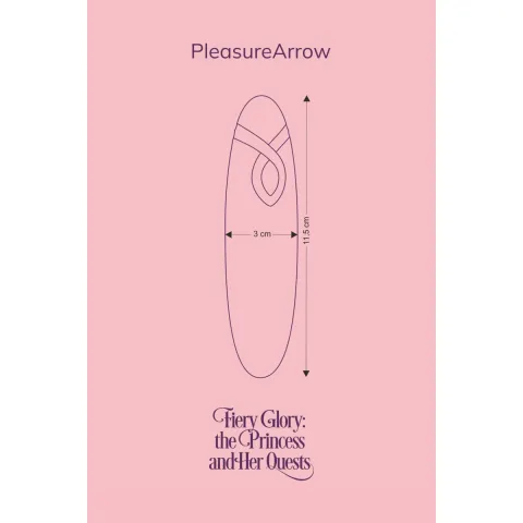 Мини-вибратор FairyGasm PleasureArrow синий
