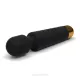 Мини-вибрационный массажер Dorcel Wand Wanderful Black мощный, водонепроницаемый, 18 режимов работы