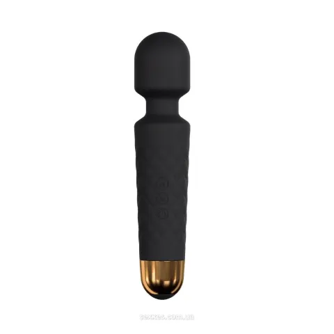 Мини-вибрационный массажер Dorcel Wand Wanderful Black мощный, водонепроницаемый, 18 режимов работы