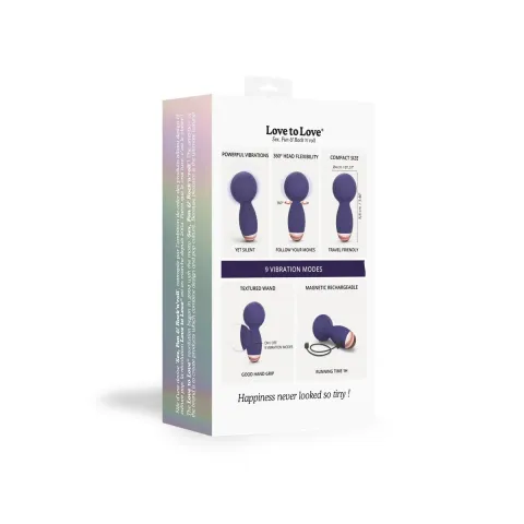 Мини-вибромассажер Love To Love Itsy Bitsy – Midnight Indigo