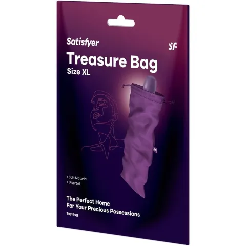 Чехол для вибратора — Satisfyer Treasure Bag XL Violet