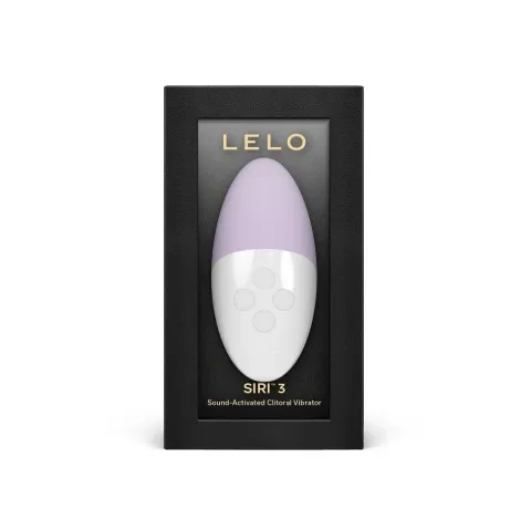 Музыкальный вибратор для клитора LELO SIRI 3 Calm Lavender, вибрации в ритме звуков без смартфона