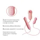Набор 3-в-1 Zalo – UNICORN Set Pink: виброяйцо, пульсатор, вакуумный стимулятор