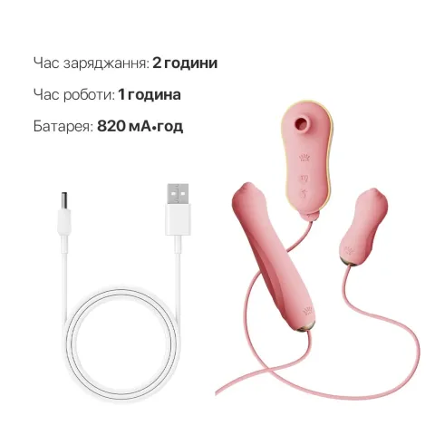 Набор 3-в-1 Zalo – UNICORN Set Pink: виброяйцо, пульсатор, вакуумный стимулятор
